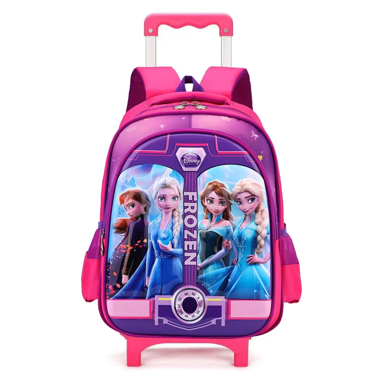 Cross-Border New First Grade Children's Trolley Schoolbag Wholesale Ultra-Light Weight-Reducing Primary School Student Backpack Cartoon Sanrio