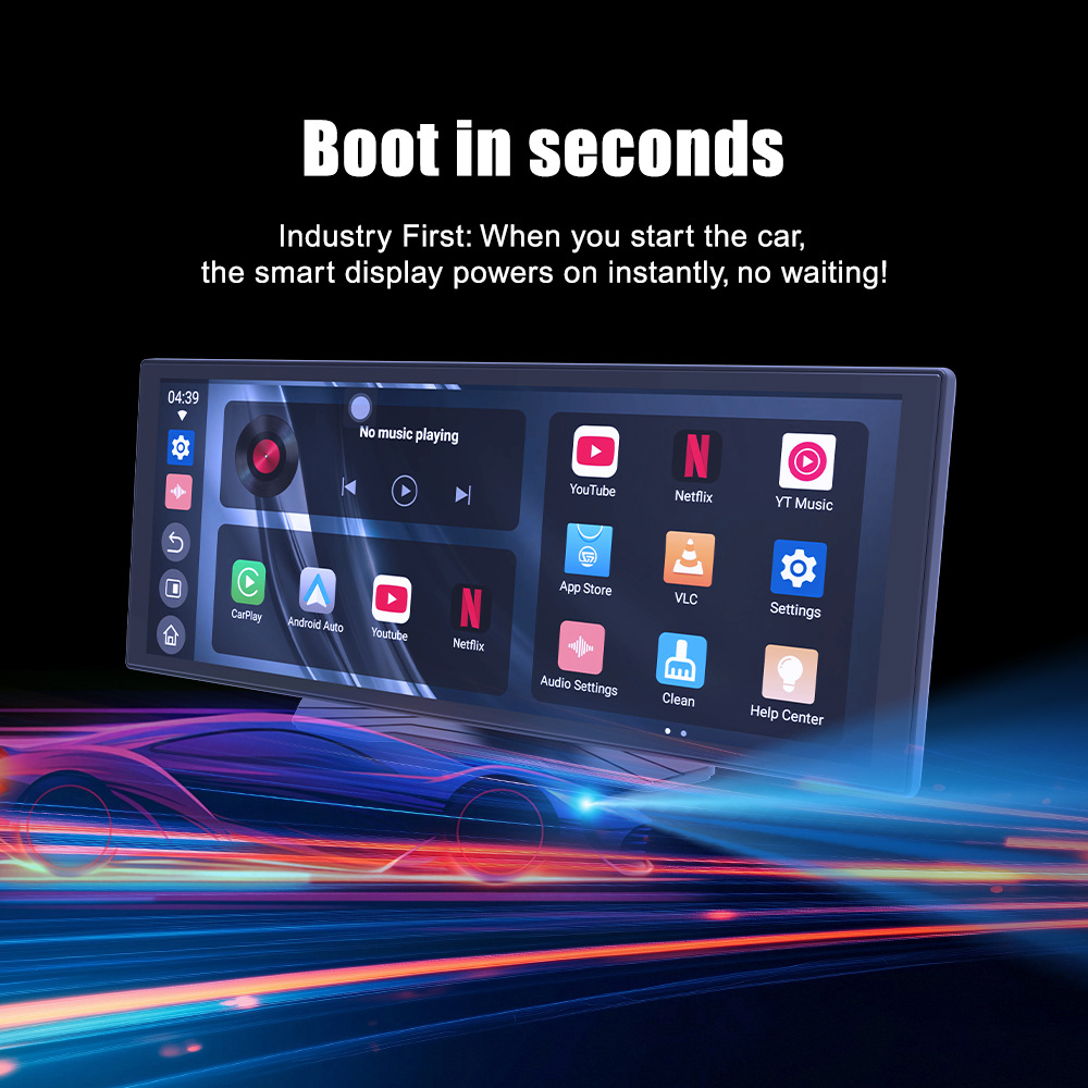 New Car Android Navigator Dual Bluetooth Dual Wifi Hd Youtube 10inch Ultra-Thin Smart Carplay