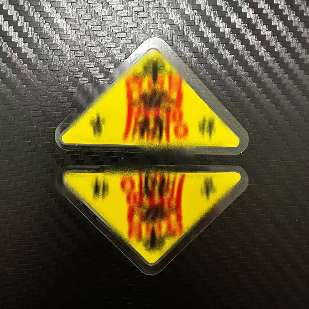 Brand New Thickeneded Rounded Corner Plastic Triangle Card, Refined Rounded Corner and Hard Version of Triangle Fortune