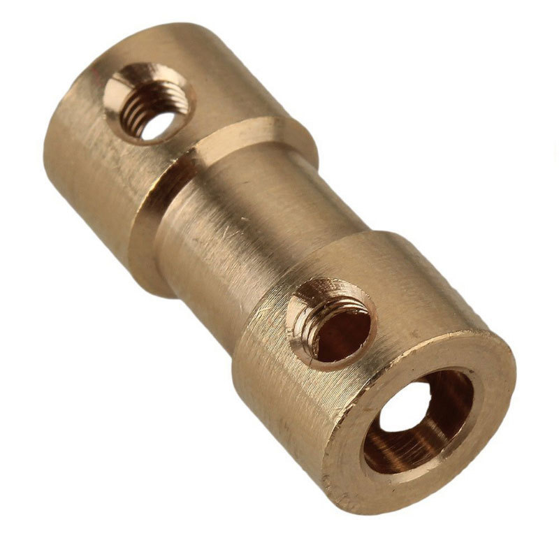 Brass Coupling Connecting Shaft Transmission Parts Motor Motor Coupling Extension Connector Model Aircraft Car Model
