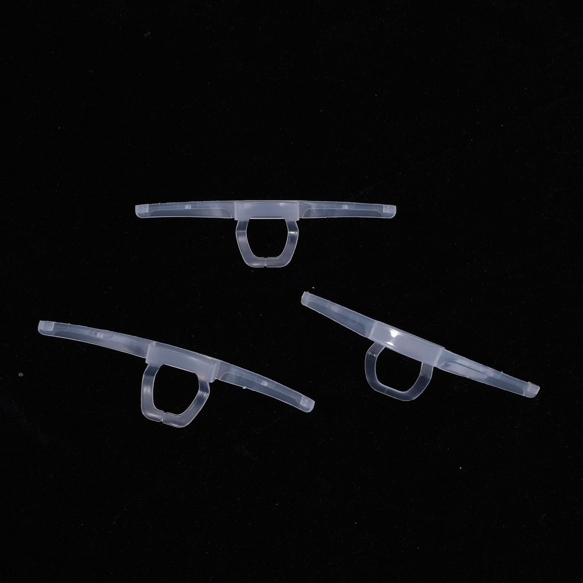 Spot Canteen Transparent Anti-Slobber Mask Holder Accessories Smiling Transparent Plastic Protective Mask Wholesale Accessories