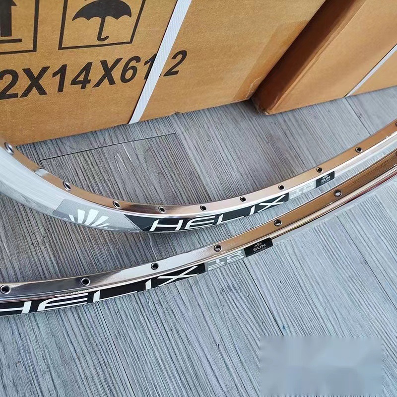Cross-border Sun sunringleHELIX TR25 mountain bike ring welding nozzle silver 26/27.5-inch disc brake