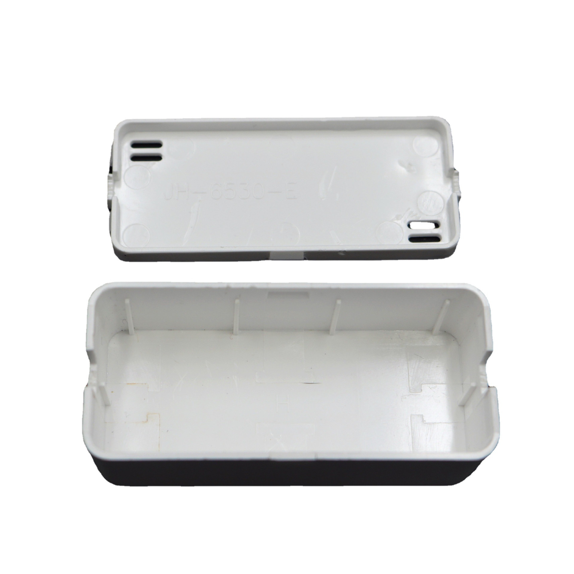 Spot Power Supply Shell White Small Square Box Pc Plastic Drive Shell Screw-Free Glue-Filled Waterproof Power Supply Shell