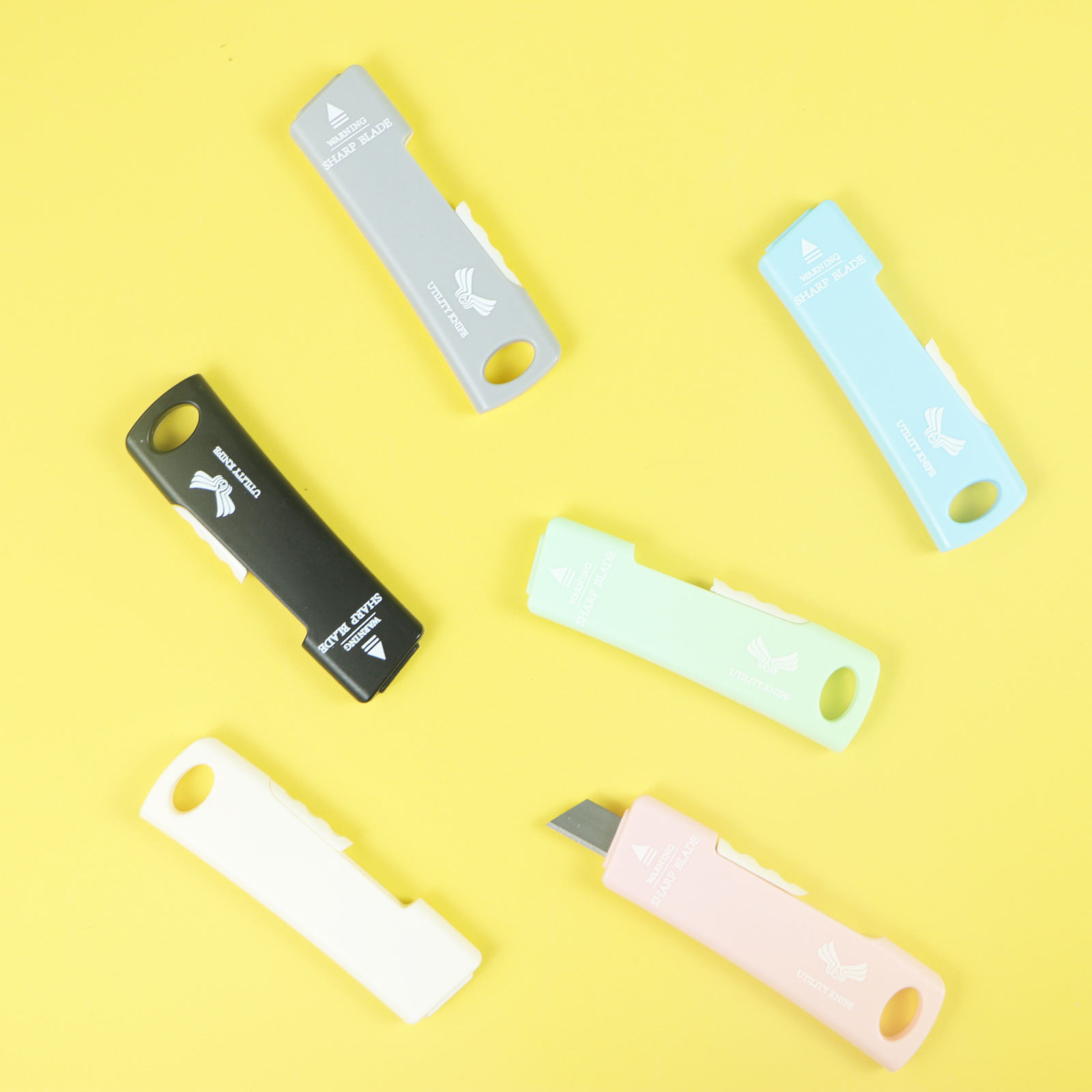 Мини-утилитарный нож с боковым выдвижением, портативный многофункциональный нож для экспресс-доставки и распаковки пакетов, домашний мини-артефакт