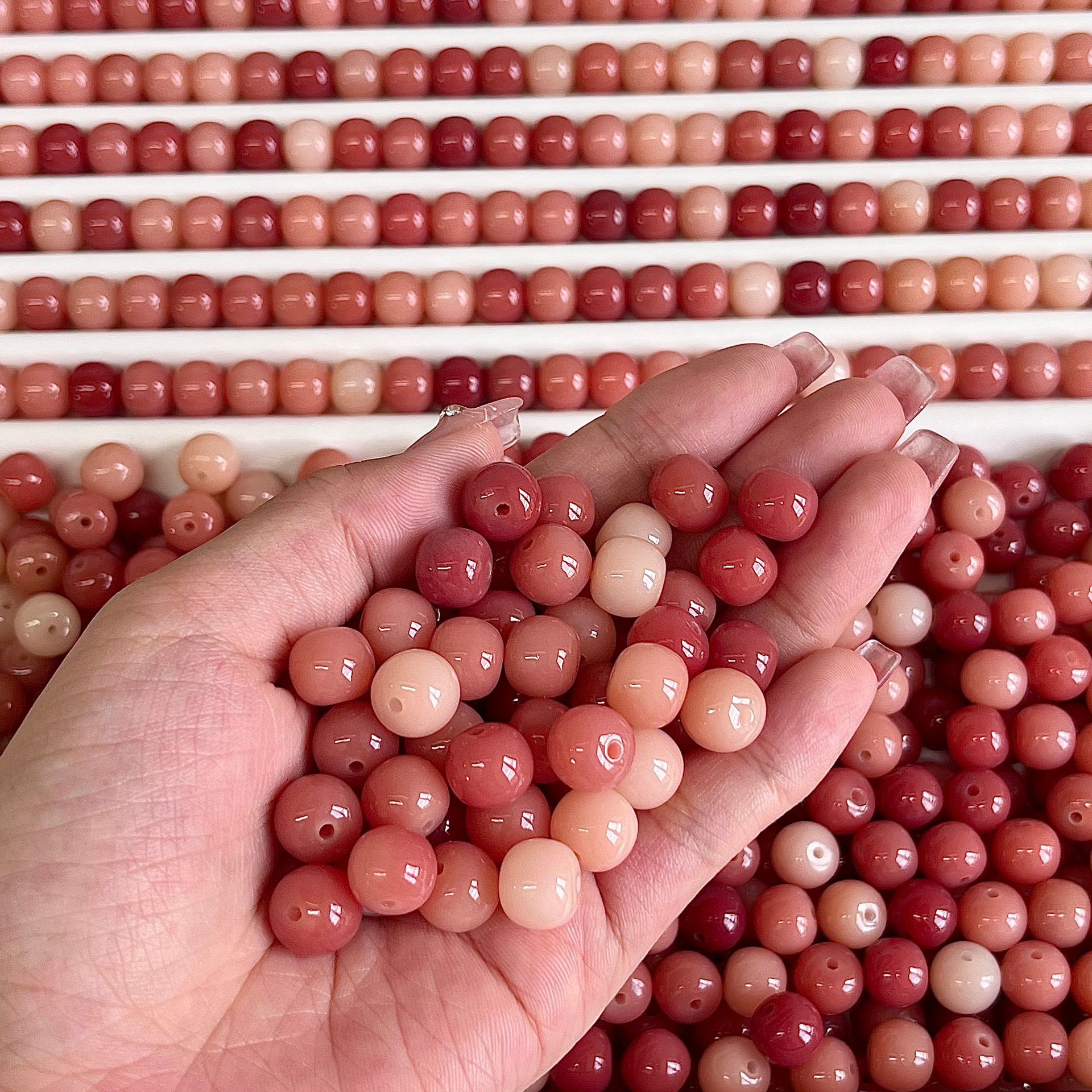 Natural Bodhi Hand String Beads Loose Beads DIY Beads Fine Bodhi Seed Jewelry Accessories Buddha Beads Cultural Toys Wholesale