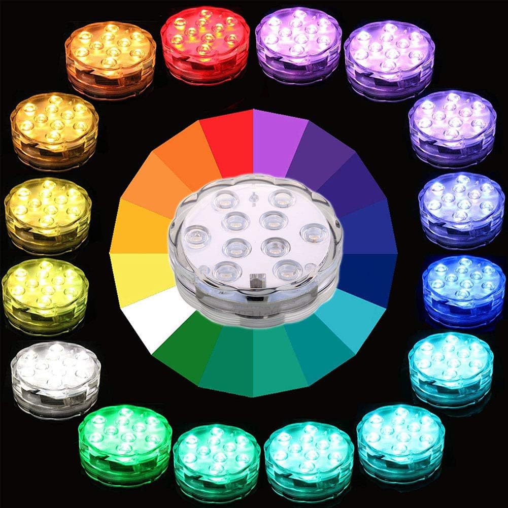 Pool Light, Fish Tank Light, Colorful Led Light, Ip68 Waterproof, Colorful Atmosphere Diving Light, Spot Wholesale, Cross-Border Hot Model