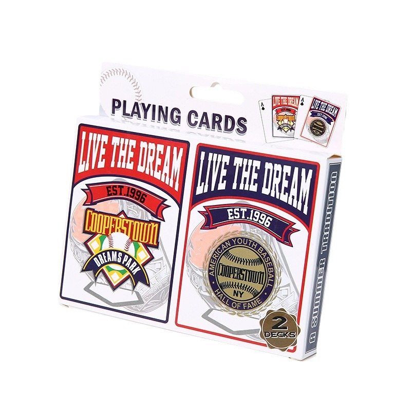 Advertising playing cards double pack playing cards propaganda playing cards card cards egg playing cards printing customization
