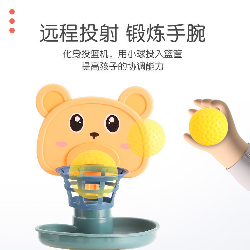 Children's folding turn music shooting track rolling ball baby 1-3 year old children's educational fun early education toys