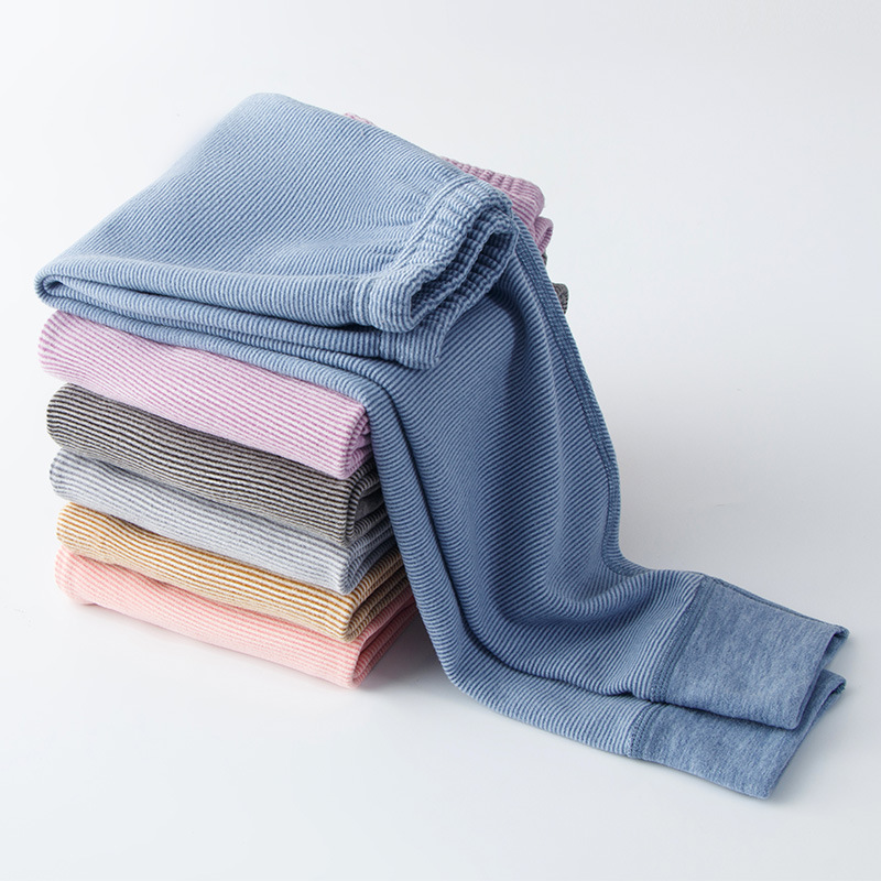 Тонкие бархатные брюки для девочек осенью и зимой, утолщенные длинные брюки для средних и больших детей, леггинсы для мальчиков, шлифованные брюки