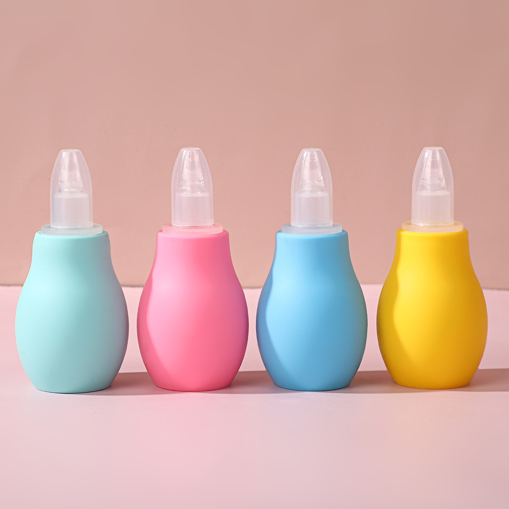 Baby Nasal Aspirator, Children's Special Snot and Nasal Congestion Manual Nasal Aspirator, Baby Supplies Silicone Pump Nasal Aspirator