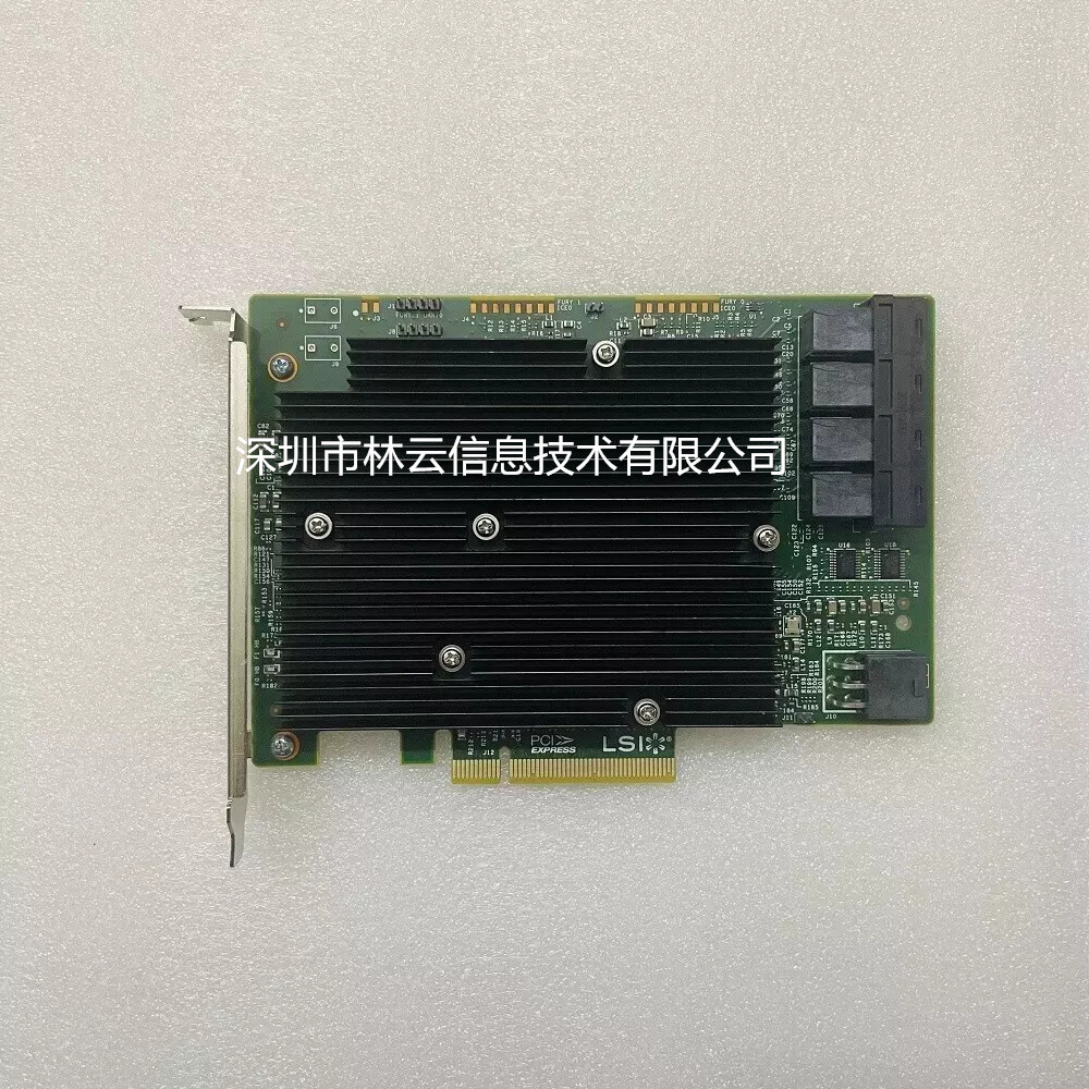 Suitable for Lsi 9300-16I 16-Port 12Gb Hba Pass-Through Card Expansion Card Supports 16t Sas 3008