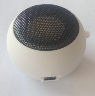 Cross-Border E-Commerce Amazon Mini Retractable Iron Mesh Dc3.5 Audio Interface USB Charging Burger Speaker
