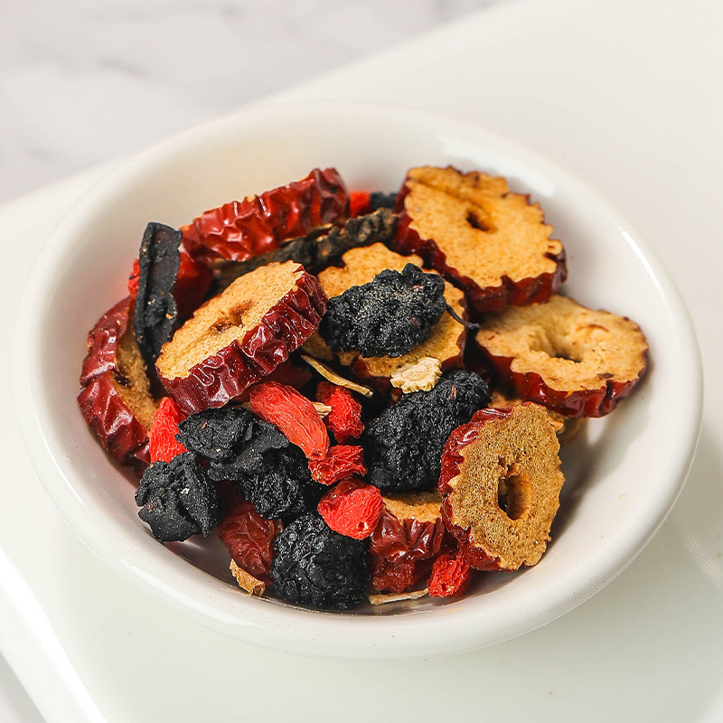 Ginseng Five Treasures Tea, Maca, Goji Berry, Mulberry, Polygonatum Combination Tea, Mulberry and Goji Berry Ten Treasures Tea, Manufacturer Wholesale and Distribution