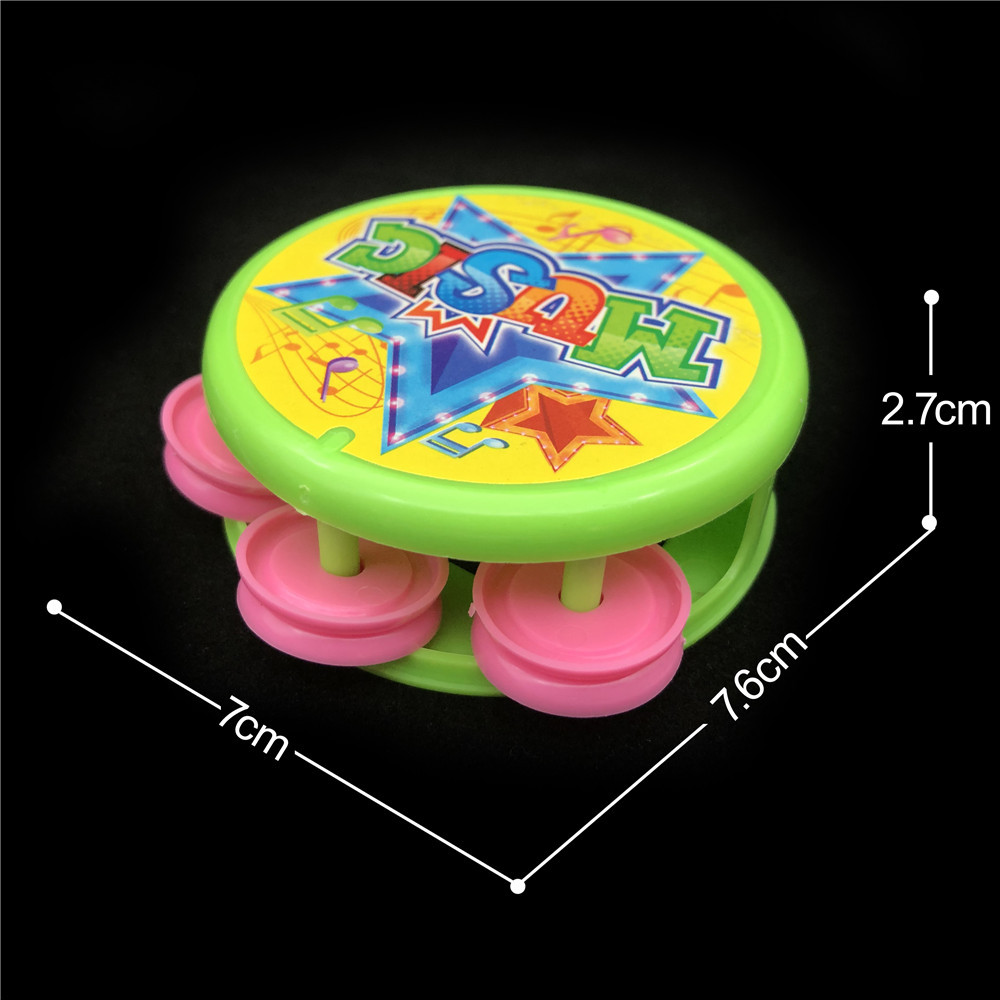 Мини-детский тамбурин, музыкальные занятия, ритмические обучающие материалы, пластиковые игрушки для раннего развития