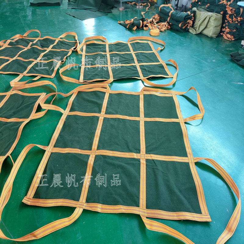 Canvas Ton Bag High-Altitude Hanging Bag Collection Bag Construction Site Construction Transport Hoisting Thickeneded Canvas Ton Bag Ton Bag