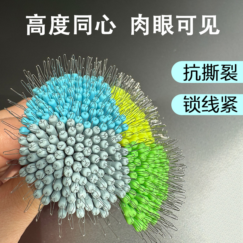 Silicone Space Beans, Matte Space Beans, Competition Black Pit Locking Beans, Line Set Fishing Gear Accessories Manufacturer