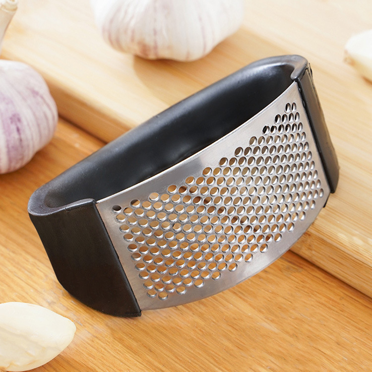 Stainless Steel Garlic Press Thickeneded Garlic Press Garlic Press Household Garlic Masher Garlic Mortar Kitchen