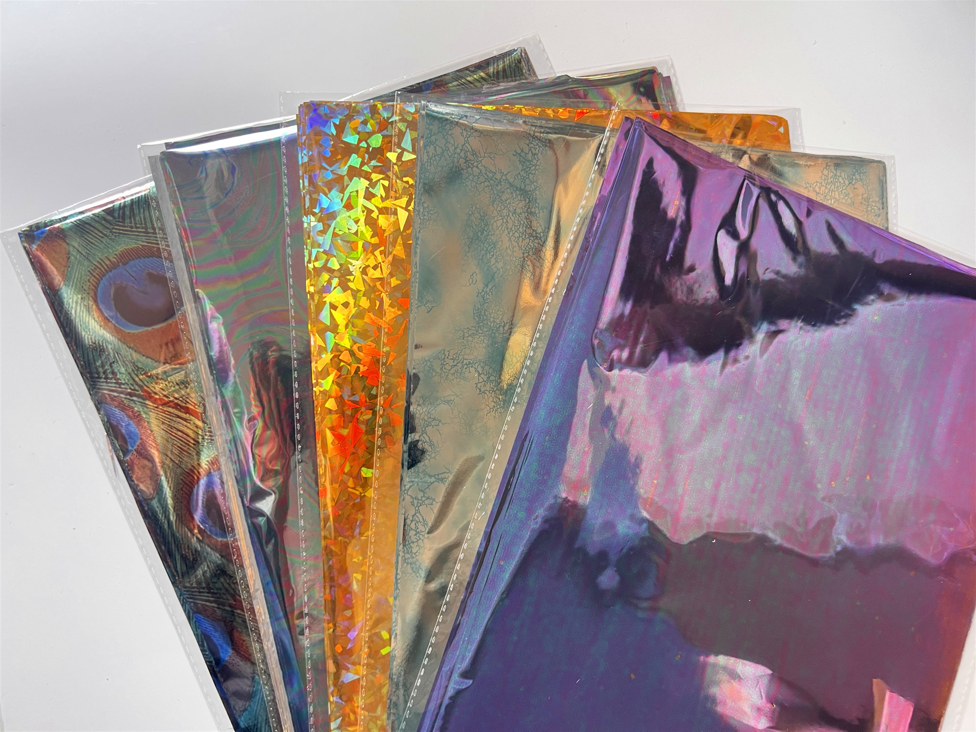 DIYA4 gold paper colorful pattern and other digital non-plate printing transfer film toner transfer using hot stamping paper