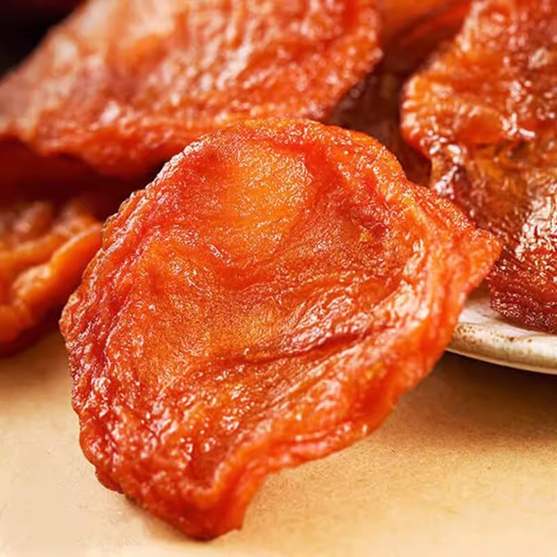 Three-Steamed and Three-Dried Apples, 0 Additives, Dried Fruits in Bags, Soft, Waxy, Sweet, Thick-Cut, Steamed Apples