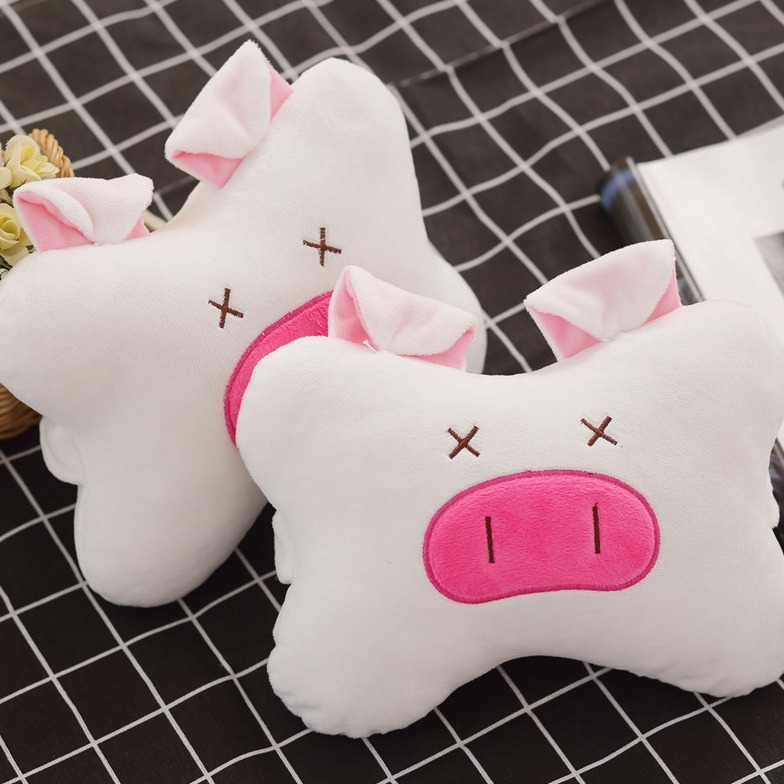 Car seat headrest neck pillow car accessories bone headrest Four Seasons universal car headrest cute cartoon headrest