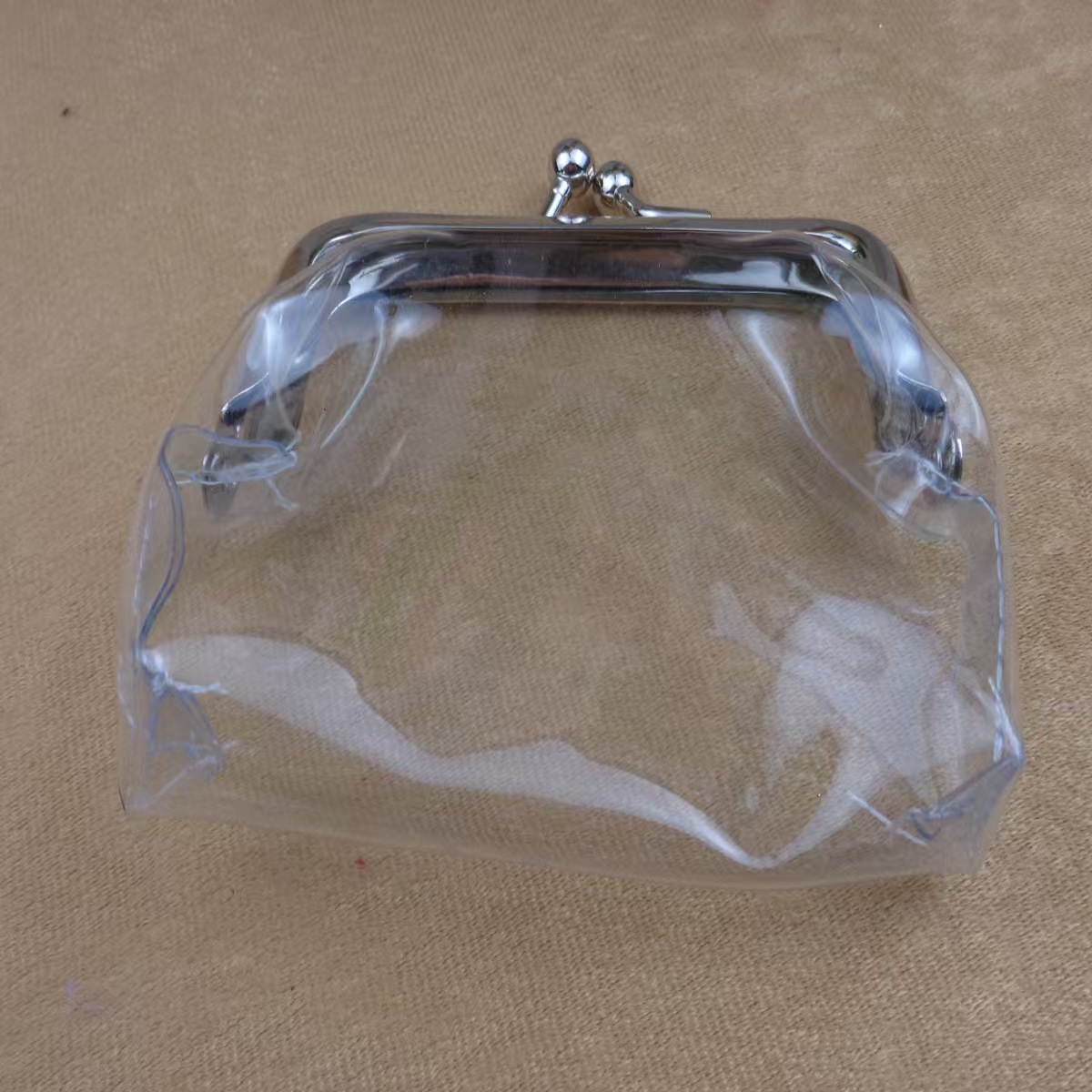 Coin Purse, Portable Card Holder and Pvc Transparent Card Keychain Case 4inch Pvc Material