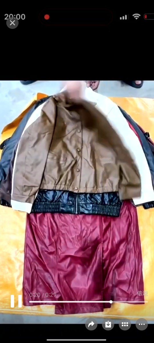 Old Clothes Women's Leather Jacket Jacket New Fashion Fur One-Piece Short Jacket Stand Collar Motorcycle Jacket Outerwear for Women