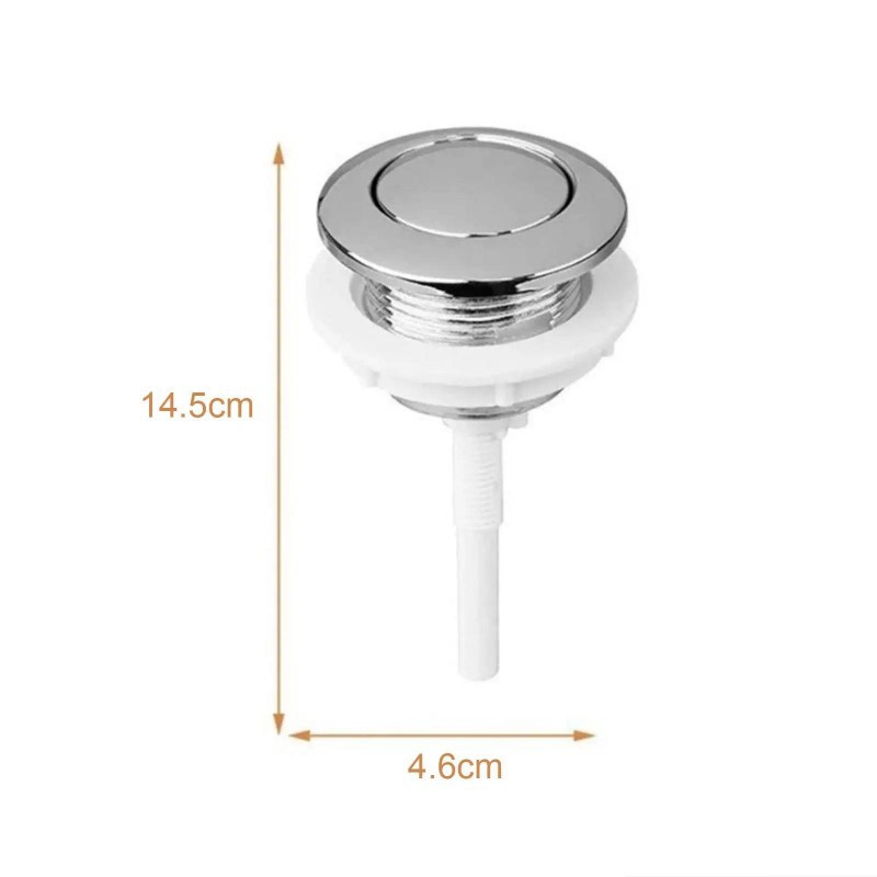 Toilet Tank Button Round Single Button Button 38mm Seat Drain Button Old-fashioned Toilet Tank Cover Press Button