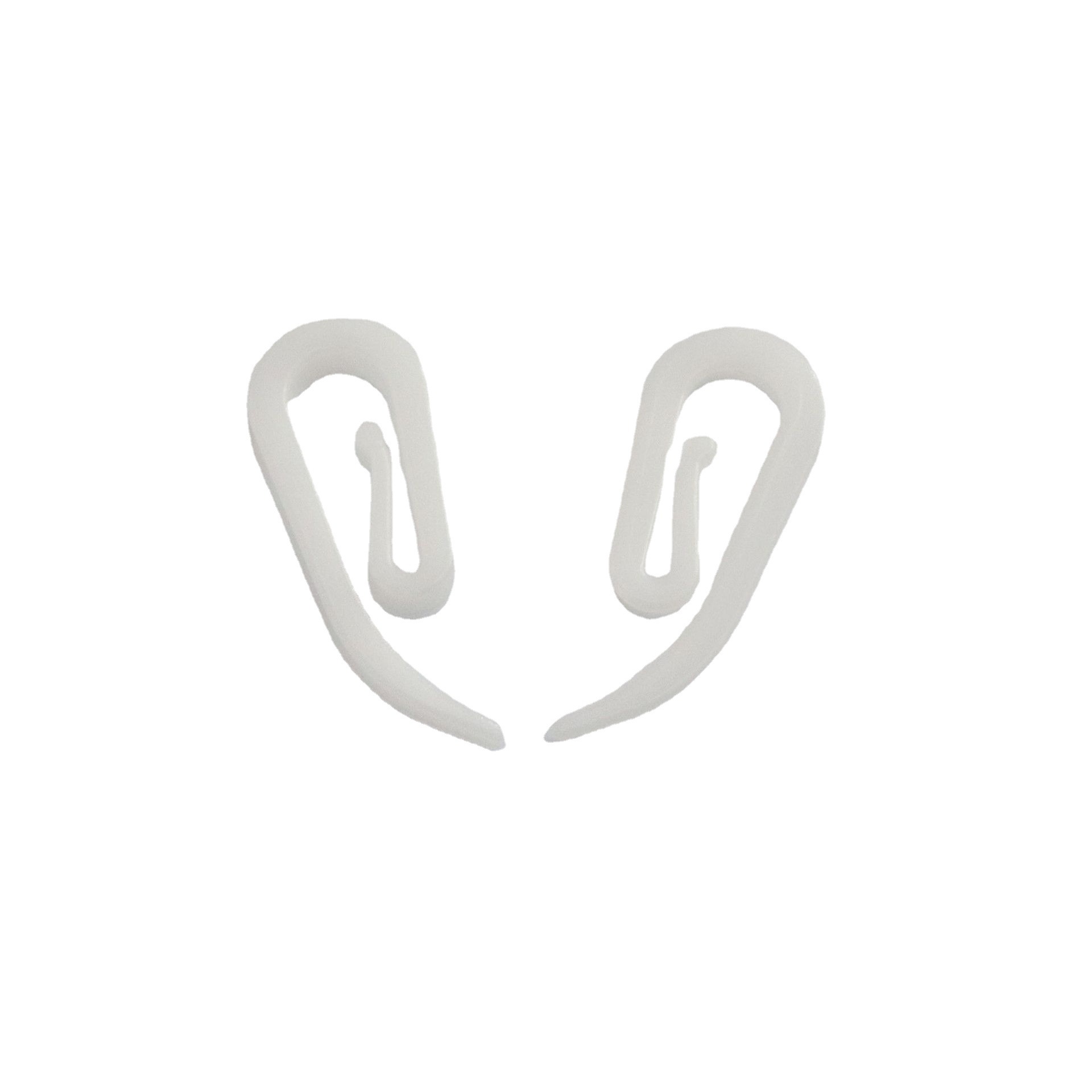 Ready Supply of Curtain Rings, Plastic Curtain Hooks, Curtain Accessories, Curtain Rings, Accessories, Shower Curtain Comma Hooks, 6-Character Hooks