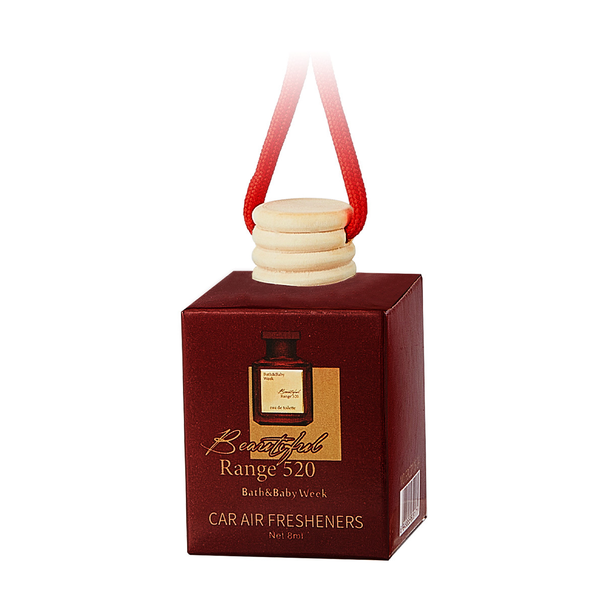 Cross-Border Formbo Car Perfume (English Version) Long-Lasting Fragrance Lanyard Car Aromatherapy Jewelry Fresh Air