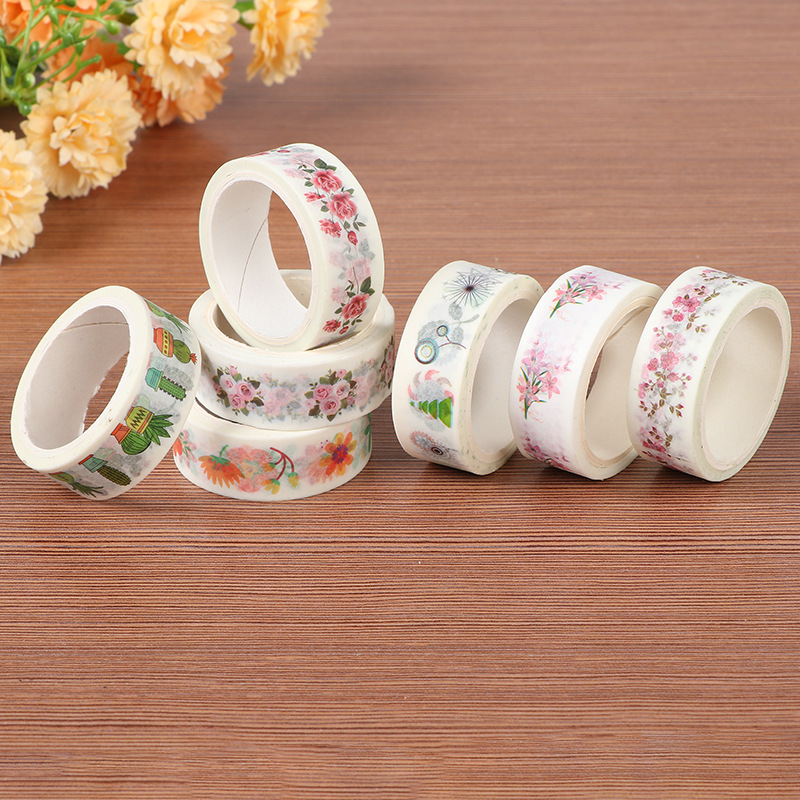 Cartoon character hand account sticker tape community peripheral creative printing and paper tape wholesale