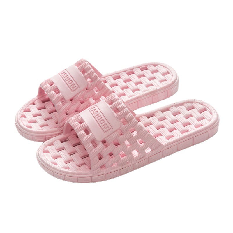 Bathroom slippers women and men wholesale non-slip thick-soled soft bottom explosions leaking shoes toilet bathroom hotel draining bathhouse