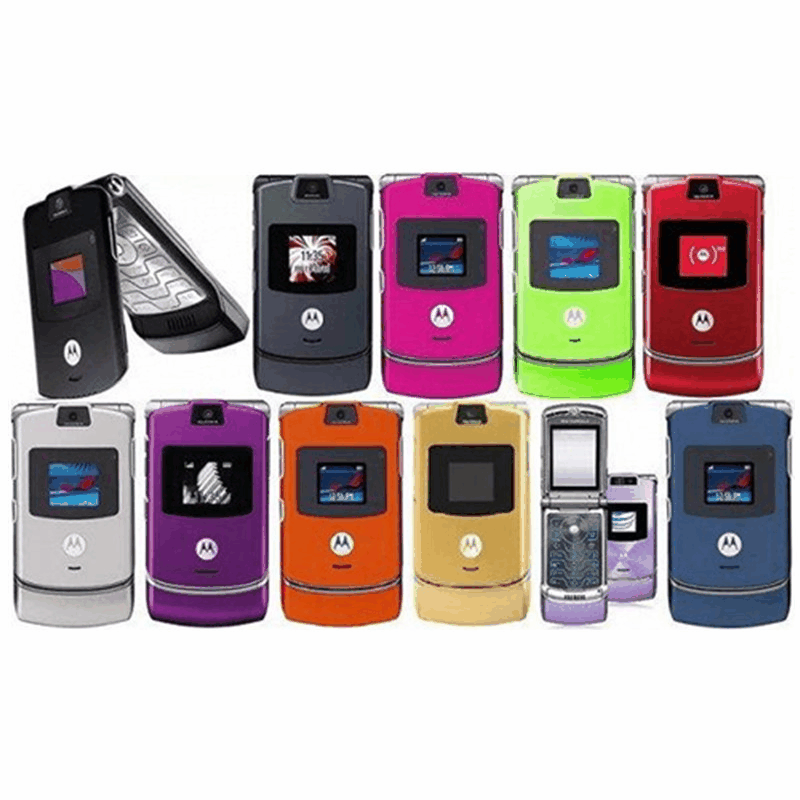 Классический рекомендованный оптовый запас мобильного телефона V3 с быстрой доставкой, складной дизайн, подходит для запасного телефона