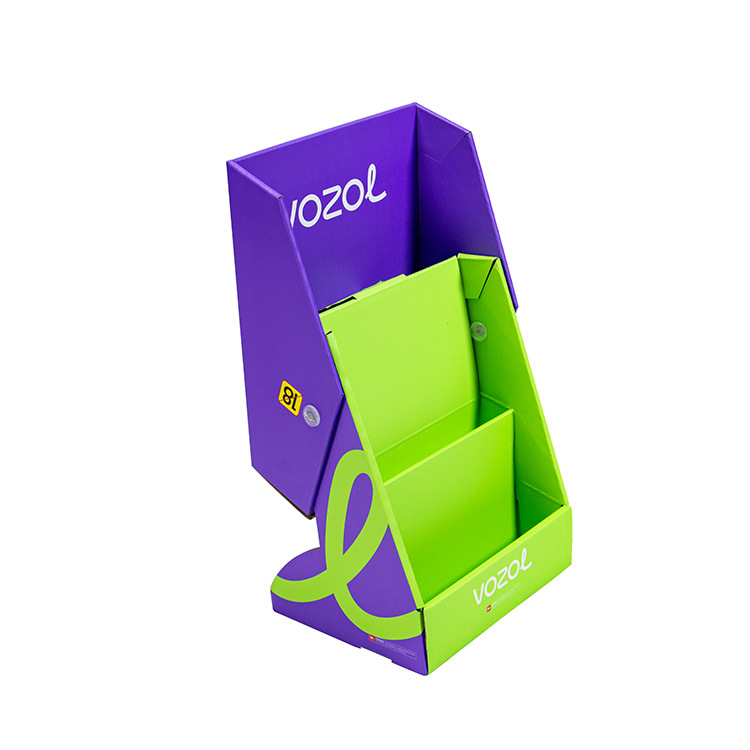 Original Packaging Display Box, Flip-Top Two-Layer Cardboard Box, Paper Material, Customized Processing and Design for Supermarket Display, Square Shape