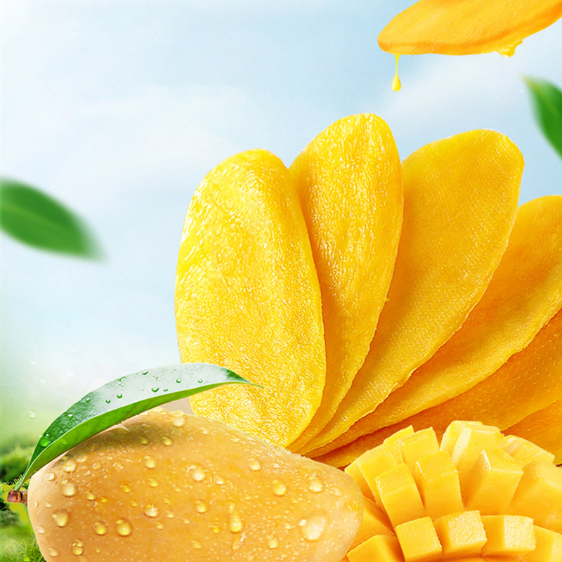 Good product shop dried mango 108g/60g box gauge 40/60 packaging dried fruit thick cut preserved fruit snacks