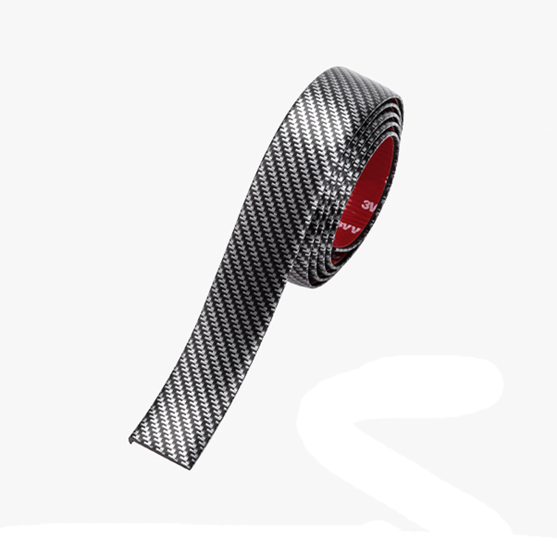 Automobile general modified wheel eyebrow rubber anti-collision strip wheel hub carbon fiber pattern wide body wheel border scraper fender