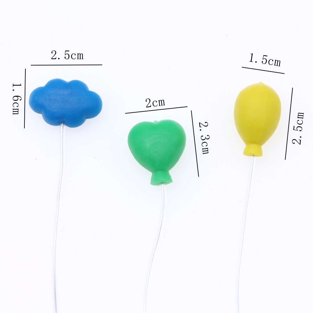 Doll House Mini Color Balloon Micro Landscape Scene Photography Props Decoration Cake Party Car Decoration Decoration Accessories