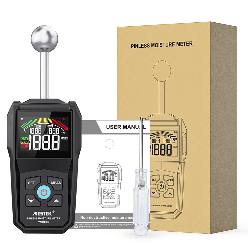 Foreign Trade Wm700A Non-Contact Wood Moisture Detector Wood Moisture Meter Board Moisture Ball Head Model B