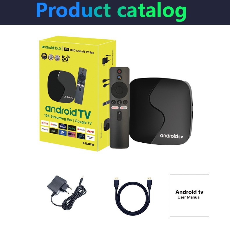 Androidtv коробка кросс-бордерный HD сетевой медиаплеер 5G Wifi ТВ приставка сетевой плеер