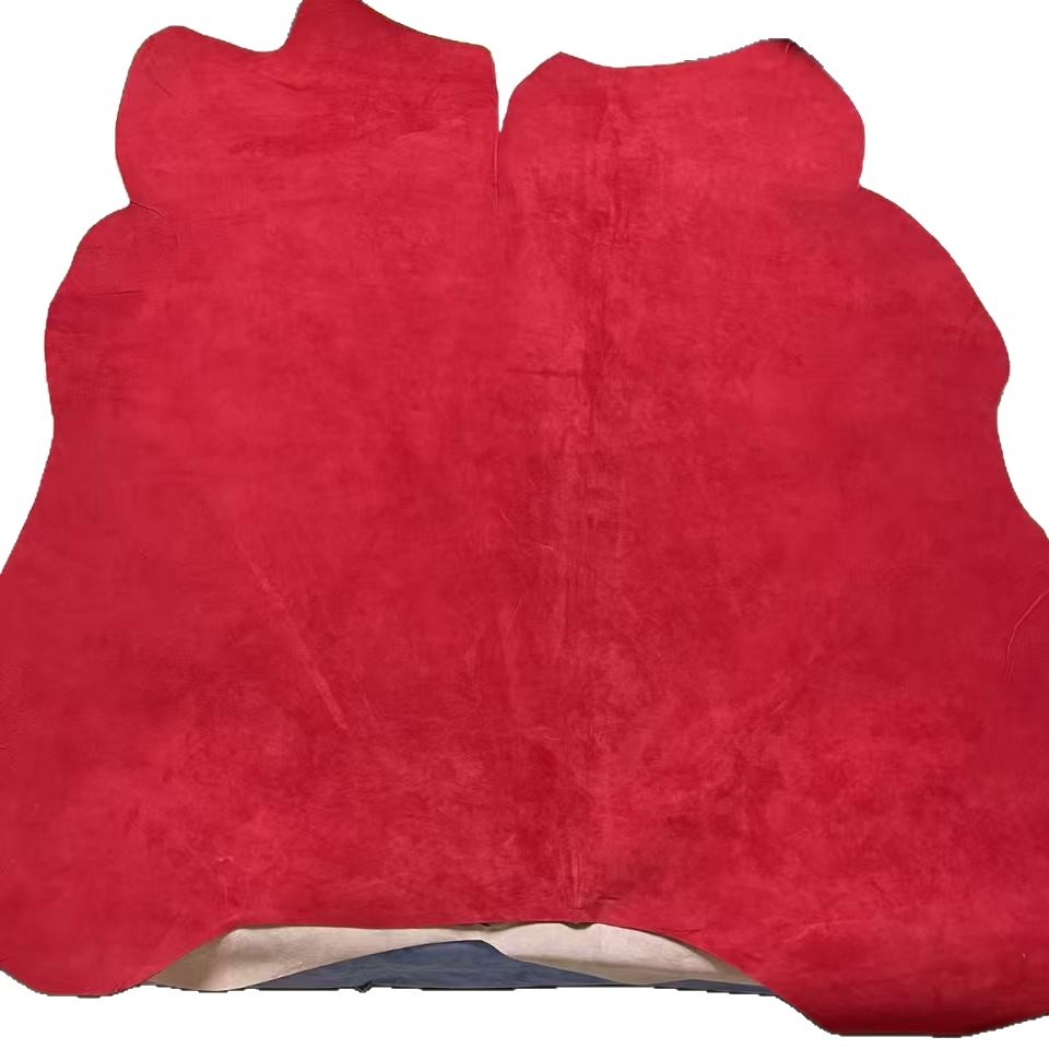 First-Layer Pigskin Genuine Leather Patch Pig Leather Upper Leather Material Moral Training Shoe Leather Birkenstock Upper Leather Manufacturer Direct Sale