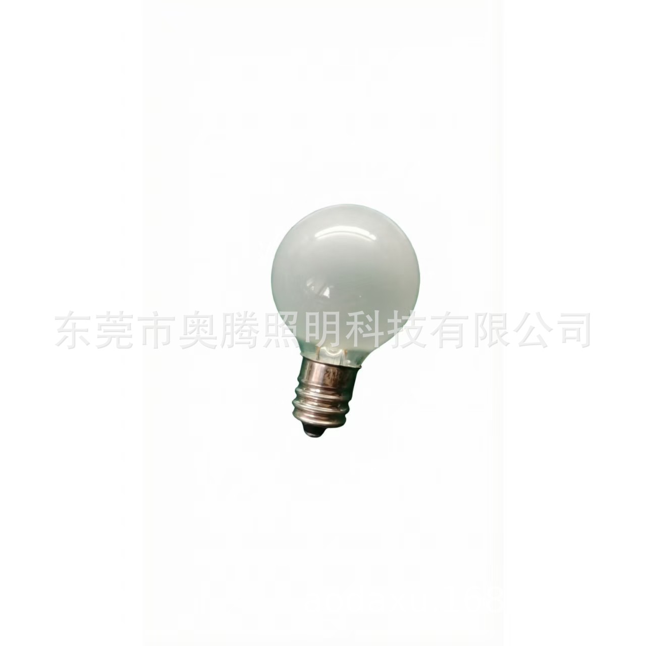 G30 American Creative Table Lamp Bulb E12 Screw White Bulb Spherical Frosted Bulb