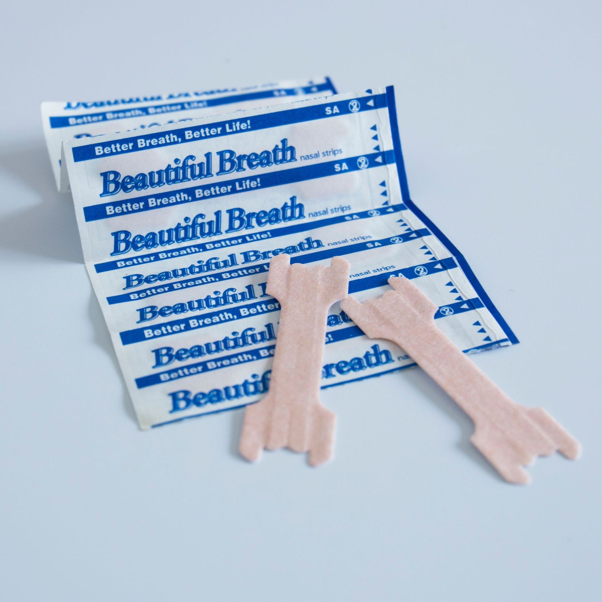 Ventilation Nose Patch Can Be Printed According to Requirements Physical Expansion and Anti-Snoring Factory Direct Sales Nasal Patch