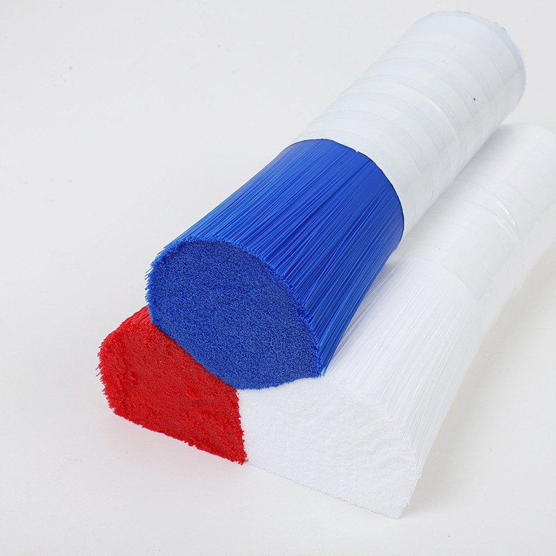 Pp Transparent Curved Filament Colorful Brush Filament Bright Colorful Brush Filament Wear-Resistant Brush Filament Industrial Brush Plastic Filament Supports Customization