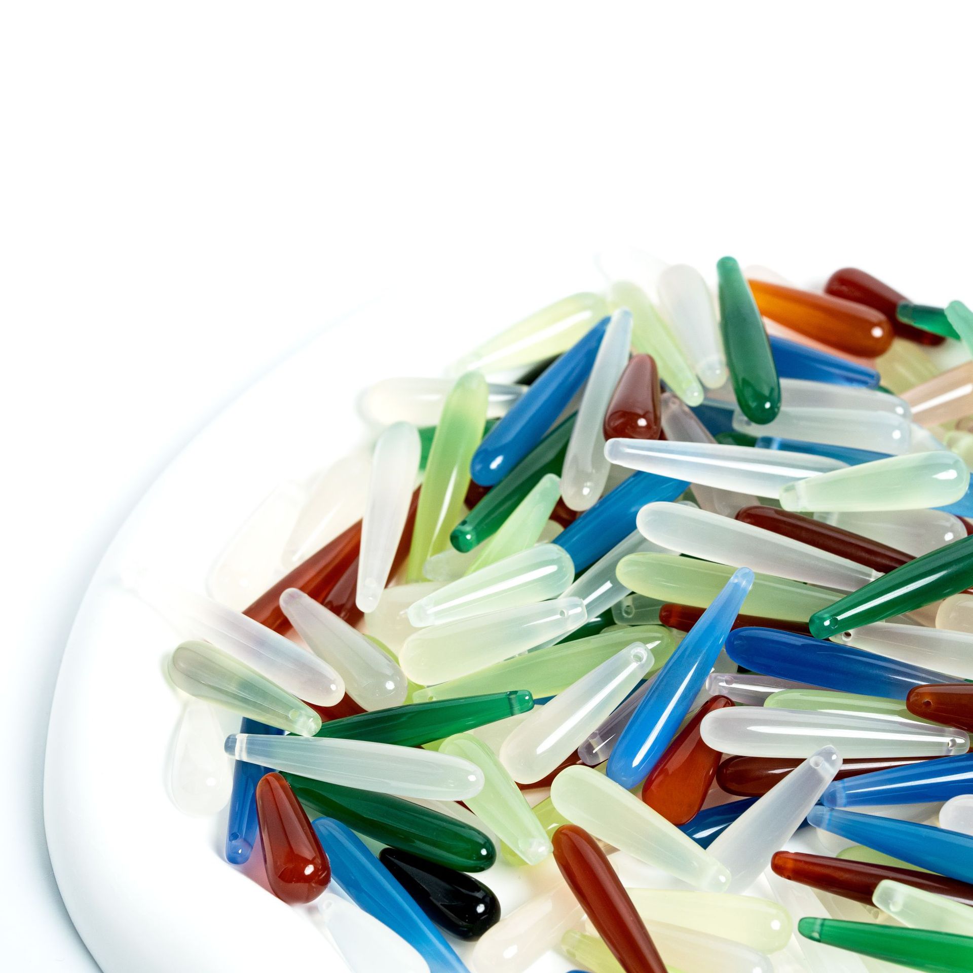 Factory Direct Supply Agate Water Drop Horizontal Hole Loose Beads DIY Jewelry Earrings Hairpin Necklace Accessories Ancient Style Chalcedony Accessories