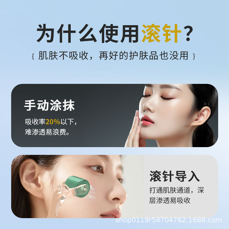 Meiwos Medical Device Brand Roller Needle Skin Roller Micro-Needle Beauty Salon Roller for Acne Scars and Stretch Marks to Deliver Essence