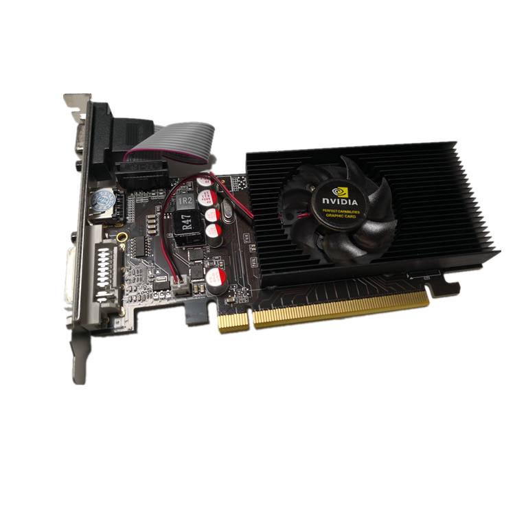 New GT210 1GB half-height knife card small chassis graphics card school all-in-one machine PCI-E bright graphics card