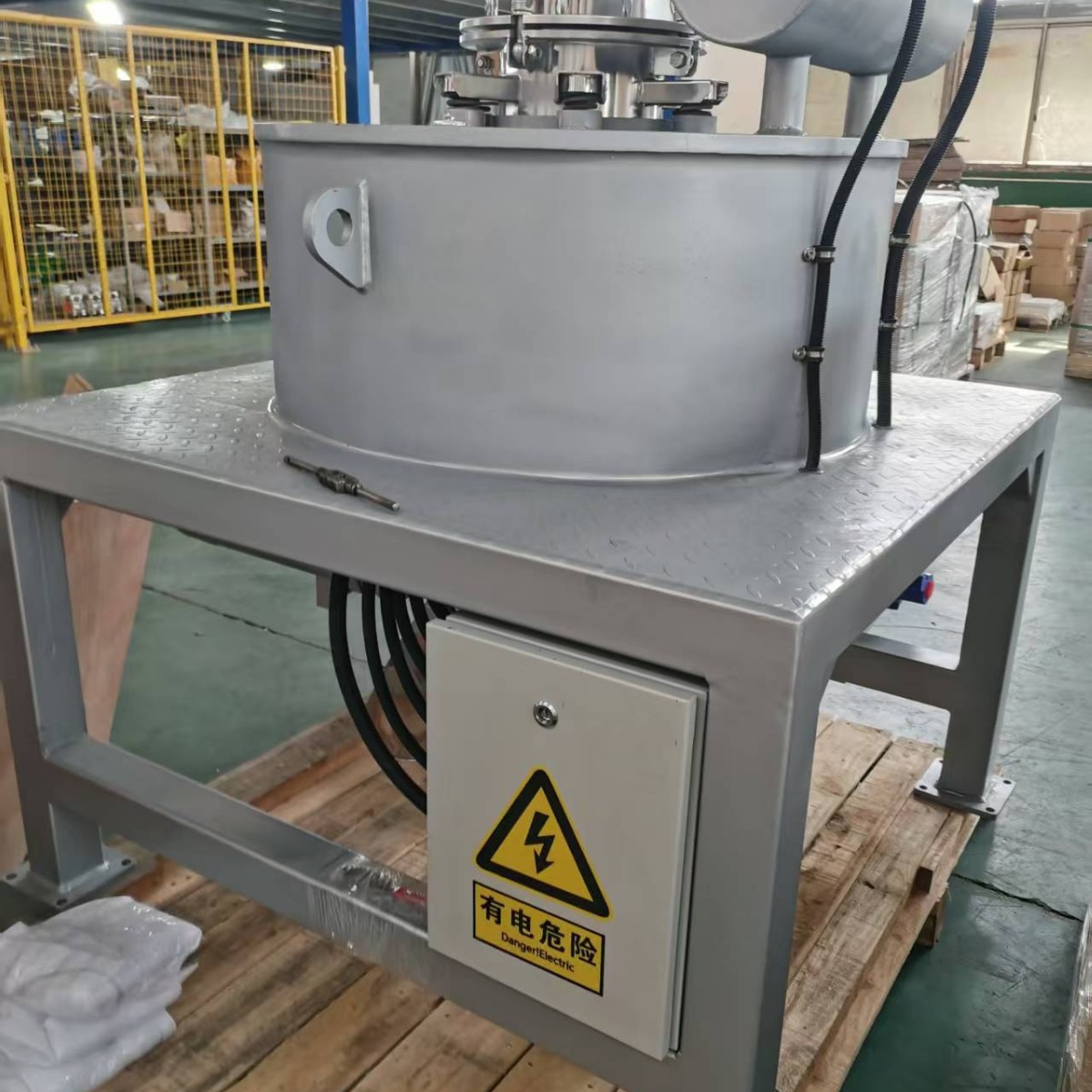 Factory Direct Sales Electromagnetic Powder Iron Remover Lithium Battery Negative Electrode Material Iron Remover Electromagnetic Iron Remover