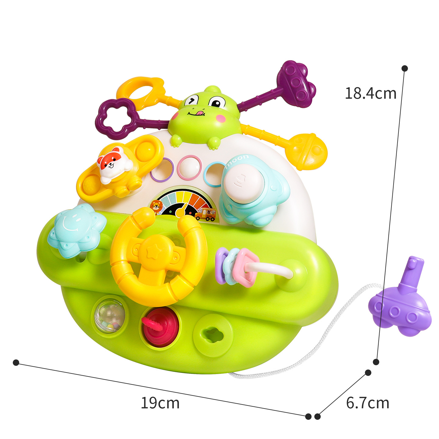 Busy Ball Busy Board for Babies from 0 to 6 Months Old Baby Grasping Training Silicone Chewable Toy