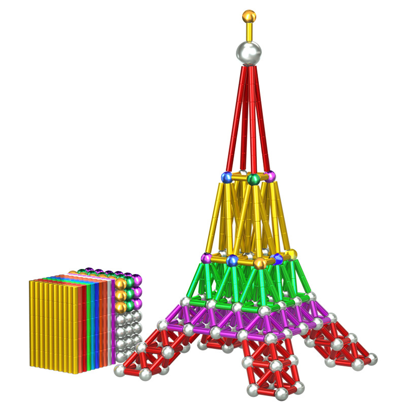 Puzzle magnetic bar toy magnet set changeable magnetic bar wholesale magnet building blocks magnetic bar strong magnetic magnet bar