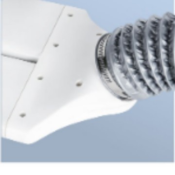 Duct Adapter for Exhaust Flat Pipe Fresh Air Machine, No-Drill Crossbar Transition Adapter, Fresh Air System Accessories, Ducting Auxiliary Materials, Fresh Air