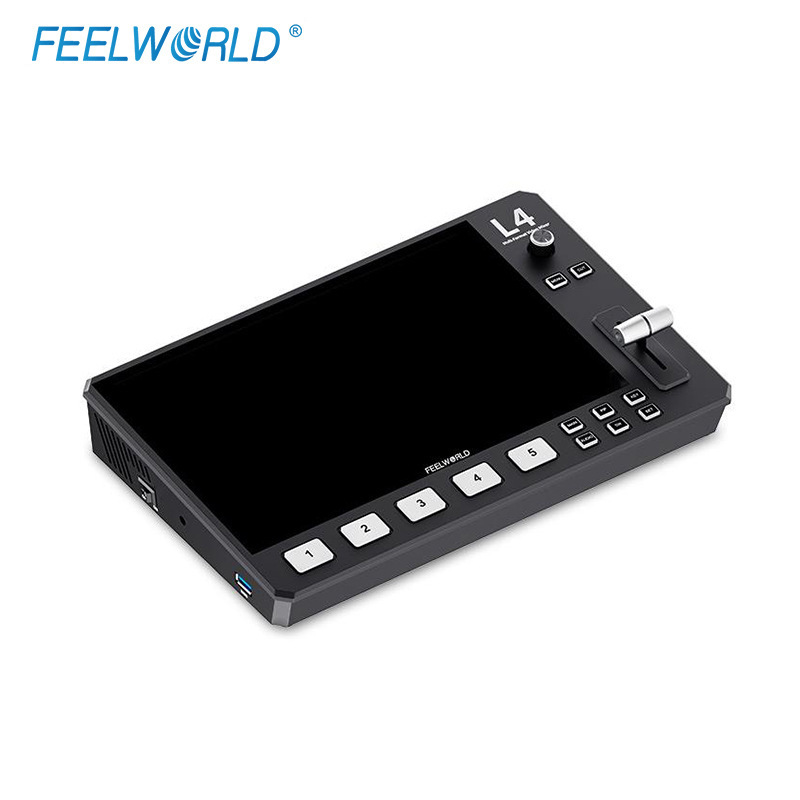Feelworld 10.1inch Touch Screen HDMI Sdi Multi-Camera Live Streaming Push-Up Machine
